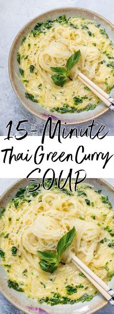 Vegan Thai Green Curry Soup