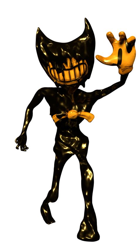 Bendy And The Ink Machine Cuphead Fan Art Png 1009x90