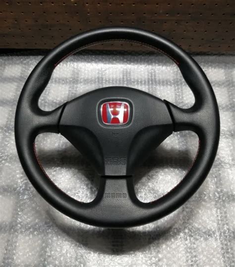 Honda Integra Type R Dc5 Momo Steering Genuine Leather Steering Wheel