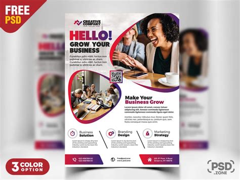 Print Ready Corporate Flyer Design Psd Psd Zone