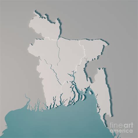 Bangladesh 3d Map