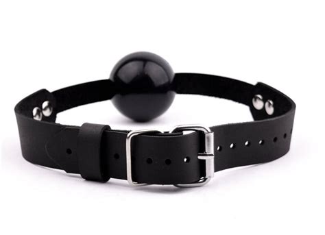 handcrafted deluxe ball gag black luxury soft leather bdsm etsy