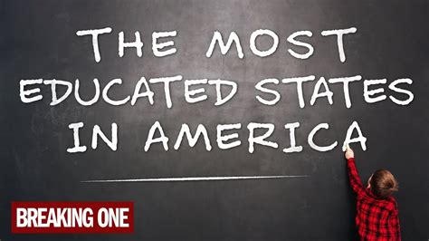 The Most Educated States In America Youtube