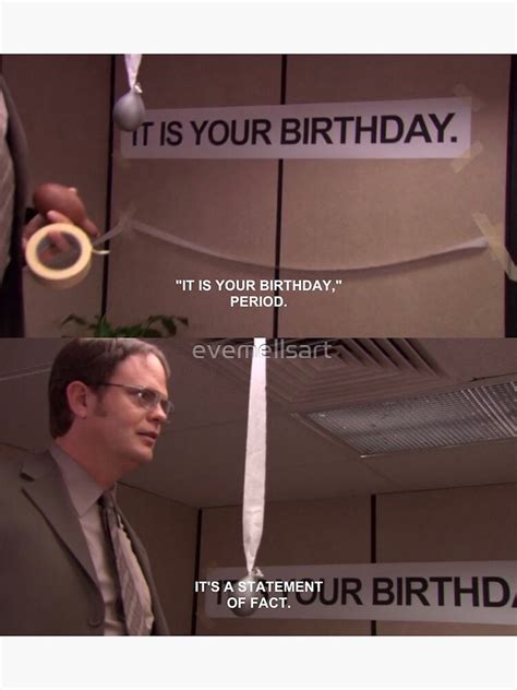 The Office Birthday Card It Is Your Birthday Card Funny Birthday Card
