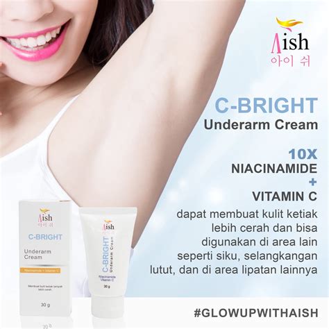 Jual Aish Underarm Cream Korea Memutihkan Ketiak Selangkangan Dan Lipatan Lainnya Bisa Cod