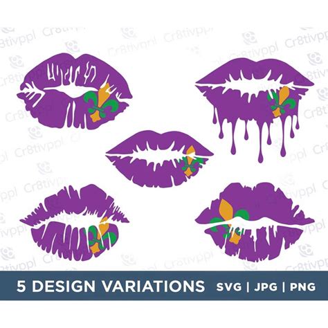 Mardi Gras Svg Dripping Lips Svg New Orleans Svg Funny Ma Inspire
