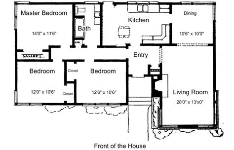Cool Simple Three Bedroom House Plans New Home Plans Design