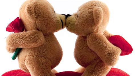 Kissing Teddy Bears Happy Valentines Day Pictures Photos And Images