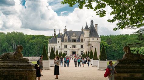 Château De Chenonceau In The Loire Valley Of France One Of The