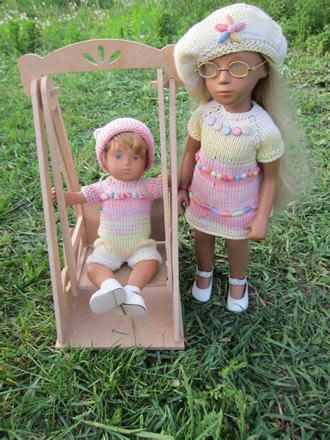 Knitted Outfits In Pastels Shades Sasha Doll Handmade Clothes Dolls