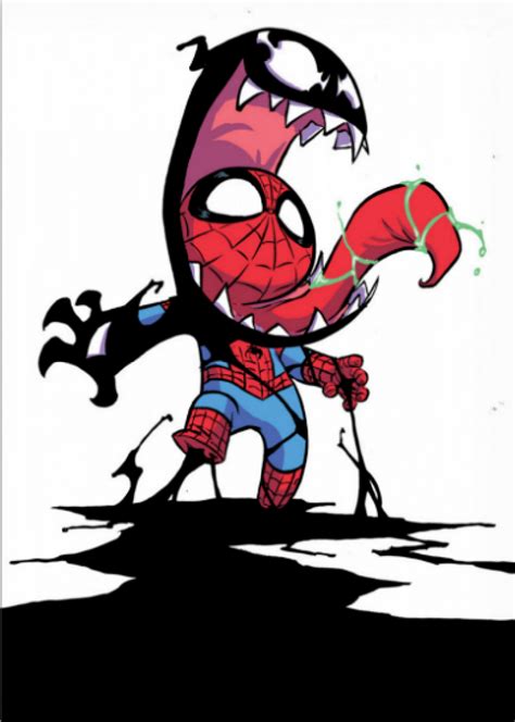 Venom Poster By Marvel Displate Chibi Marvel Spiderman Art