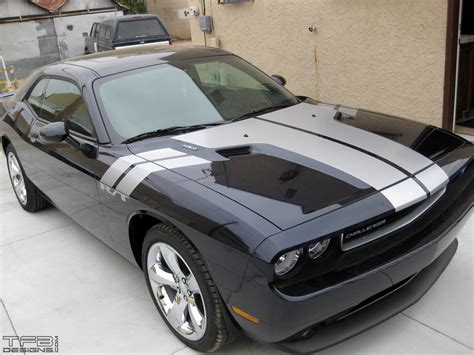 Racing Stripes For The Hood And Trunk Of 2012 Dodge Challenger Tfb