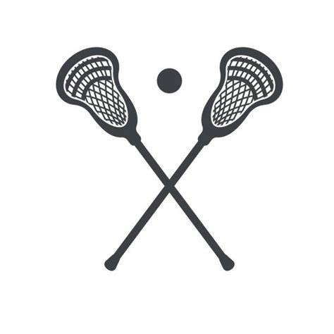 10 Crossed Lacrosse Sticks Silhouettes Stock Photos Pictures