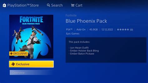 Fortnite New Playstation Plus Celebration Blue Phoenix Pack Youtube