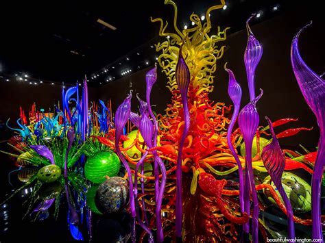 The chihuly gardens pieces are amazing, works of art. Image from http://www.beautifulwashington.com/images ...