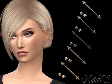 Sims 4 Cc Piercings Facial Piercingsearrings Septum
