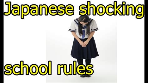 Shocking Japanese School Rules Youtube