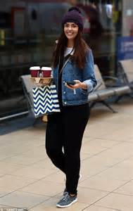 Jennifer Metcalfe Covers Her Slender Curves In Casual Ensemble With A