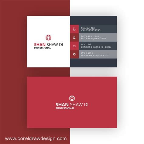 Download Modern Business Card Design Template Premium Vector
