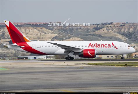 N783av Avianca Boeing 787 8 Dreamliner At Madrid Barajas Photo Id