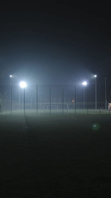 720p Free Download Soccer Field City Night Light Dark Soccer Field