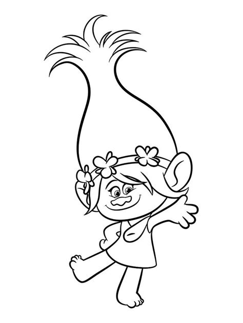 Trolls poppy | Coloriage trolls, Coloriage, Dessin coloriage
