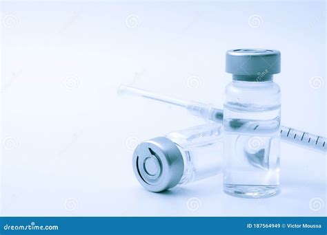 Vaccines Botulinum Toxin And Insulin Ampules Concept Theme With Glass