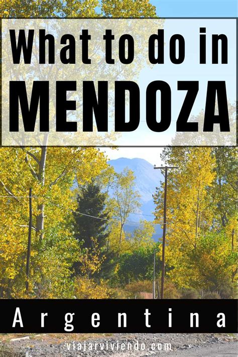 TOP Things To Do In Mendoza Argentina Must See Places