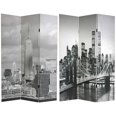 Shop for room dividers in decor. Buy 6 ft. Tall New York Scenes Room Divider Online (CAN-NY ...