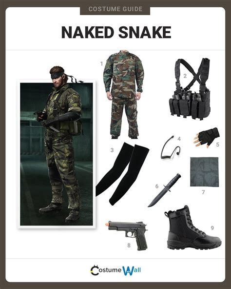 Dress Like Naked Snake Costume Halloween And Cosplay Guides