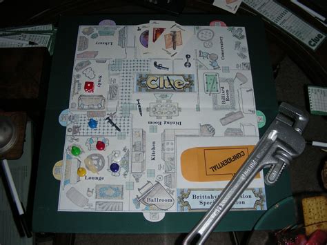 Custom Clue Game Board 2008