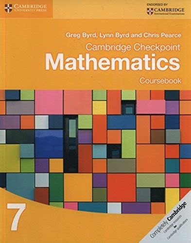 Cambridge Checkpoint Mathematics Coursebook 7 Greg Byrd Lynn Byrd