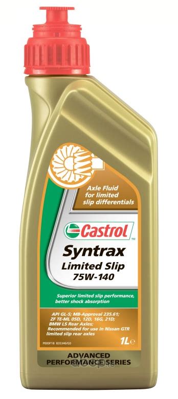 Castrol Syntrax Limited Slip W Castrol Syntrax