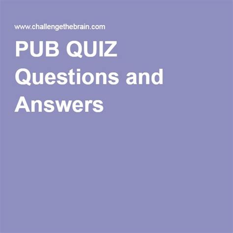 Best 25 Pub Quizzes Ideas On Pinterest Oxford Pubs Uk Pub And Free