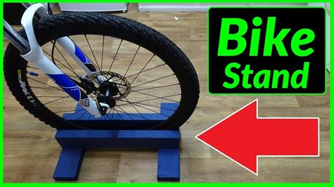 How To Make A Simple Wooden Bicycle Mountain Bike Stand Youtube