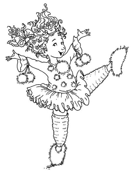 Bailando Fancy Nancy Para Colorear Imprimir E Dibujar ColoringOnly Com