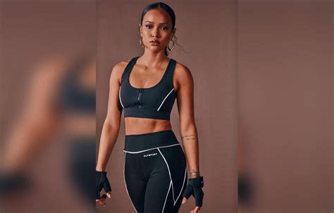 Karrueche Tran 32 Shows Off Her Toned Body For Prettylittlething