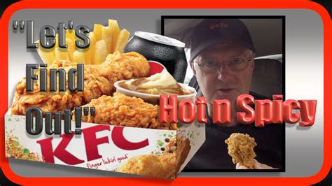 Kfc Hot N Spicy 5 Lunch Box Food Review Youtube