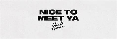Niall Horan Regresa Con Nice To Meet Ya Y Un Juego De Pistas Para Sus