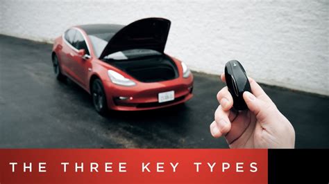 Tesla Model 3 Tutorial Three Types Of Keys Youtube
