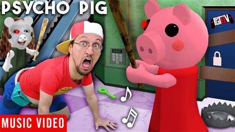 PSYCHO PIG FGTeeV Official Music Video Roblox PIGGY Song Video