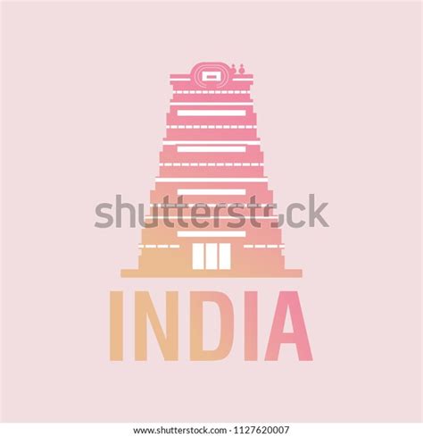 Sri Meenakshi Temple Icon Stock Vector Royalty Free 1127620007