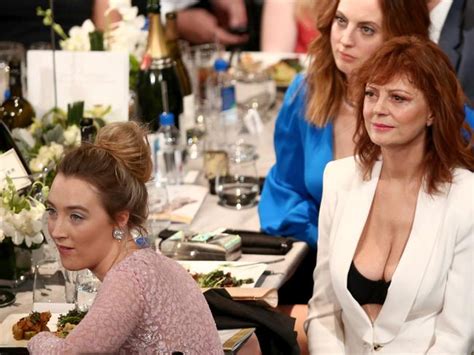 susan sarandon cleavage at sag awards why are we obsessed with her boobs au
