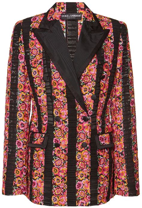 Shop and get ideas of how to wear dolce & gabbana dolce & gabbana floral pattern top or find similar products for less. Dolce & Gabbana Floral Jacquard Blazer
