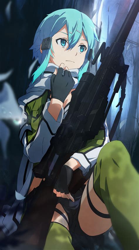 Sinon Sword Art Online Drawn By M Ya Danbooru