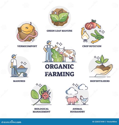Organic Farming And Sustainable Harvesting Method Outline Collection