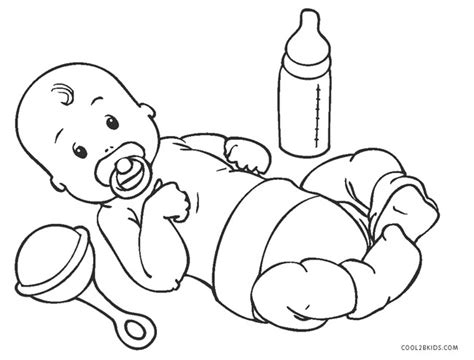 Dibujos de Bebé para colorear Páginas para imprimir gratis
