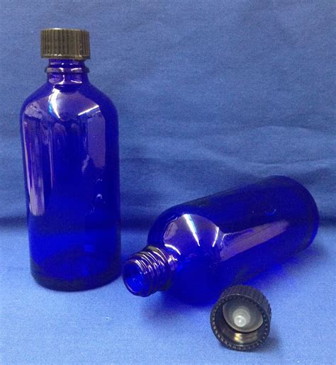 Amber And Cobalt Blue Glass Bottlesjars Polar Bear Health
