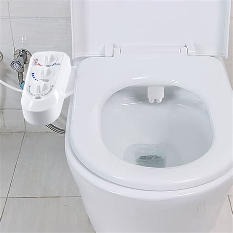 Realhomelove Toilet Seat Bidet With Self Cleaning Dual Nozzle Hot And