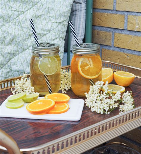 Hyldeblomstsaft Med Citronappelsin Og Citronlime Home By Bianca